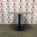 Grey Round Meeting Table with Power/Charging Point