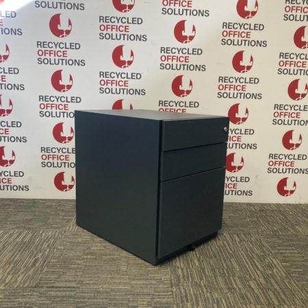 Metal 3 Draw Under Desk Pedestall