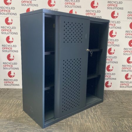 Grey Half Height 2 Door Unit