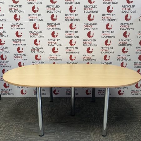 4-6 person Beech Meeting Table