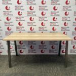Hermin Miller Straight Wood Effect Desk