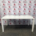 160m White Desk Top With Metal legs