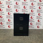 Black 2 Door Metal Storage Unit