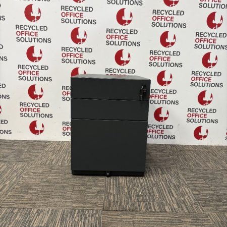 Metal 3 Draw Under Desk Pedestall