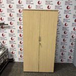 Beech 2 Door Tall Storage Unit