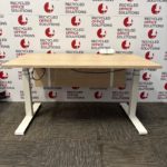 Light Oak Effect 140cm Electric Sit-Stand Desk