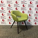 Green Fabric Reception/Meeting Chair