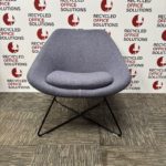 Dark Blue "Allermuir" Reception Chair