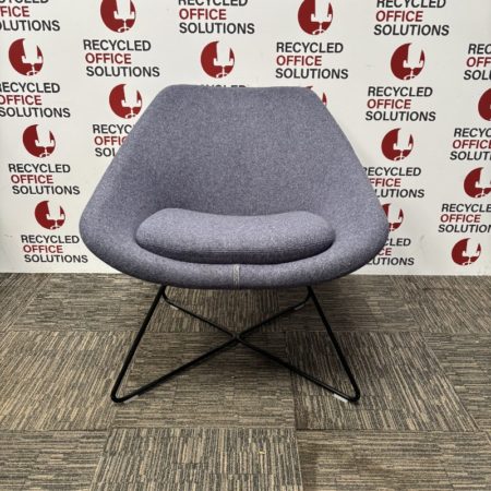 Dark Blue "Allermuir" Reception Chair
