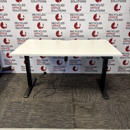 140cm White Electric Sit Stand