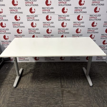 160cm White "IKEA" Desk