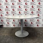 White 120cm Round Table
