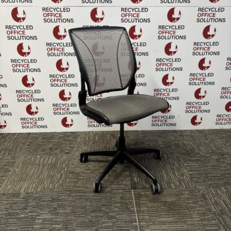Grey Operator Chair With No Arms