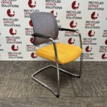 Yellow mesh Back Meeting Chair