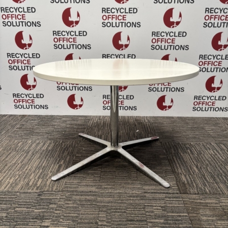 White Round Coffee Table